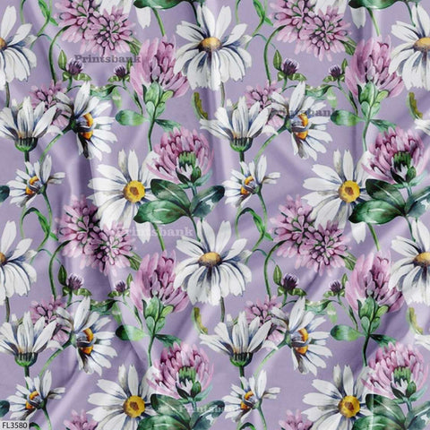 Floral  Digital Printed Fabric Supplier