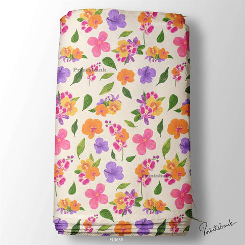 Floral Digital Printed Fabric Manufacturer