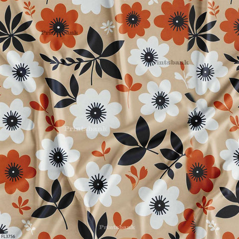 Floral Digital Printed Fabric Manufacturer
