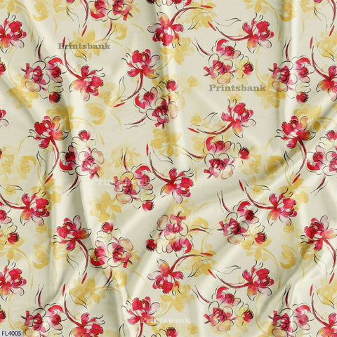 Floral Digital Printed Fabric Manufacturer