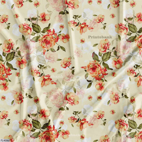 Floral Digital Printed Fabric Manufacturer