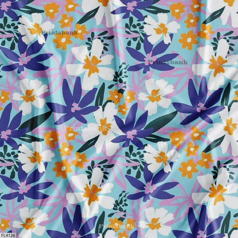 Floral Digital Printed Fabric Manufacturer