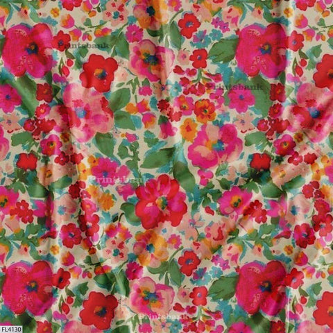 Floral Digital Printed Fabric Manufacturer