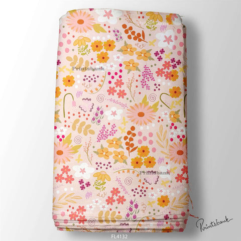 Floral Digital Printed Fabric Manufacturer