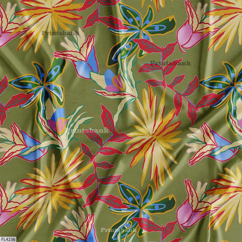 Floral Fabric For Dresses