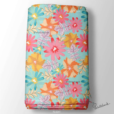 Digital Floral Print