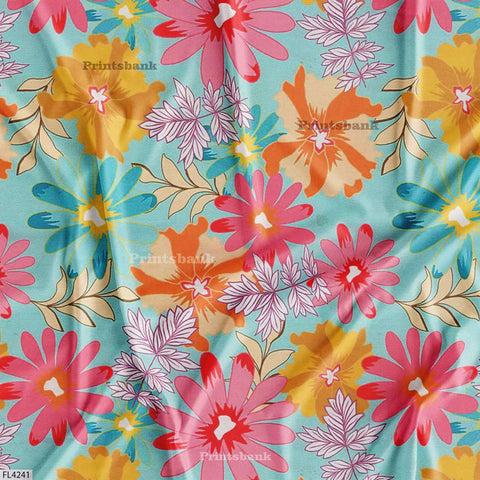 Digital Floral Print
