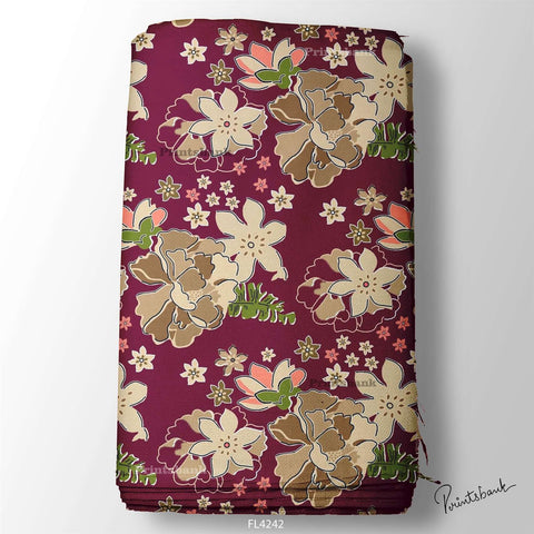 Digital Floral Print