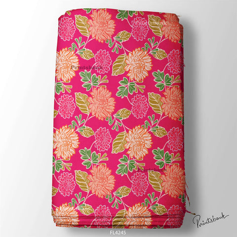 Digital Floral Print
