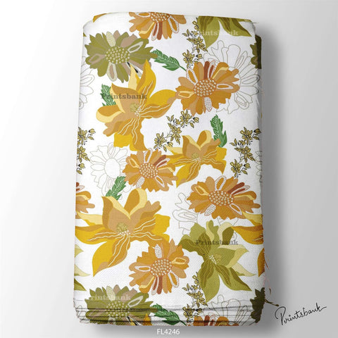 Digital Floral Print