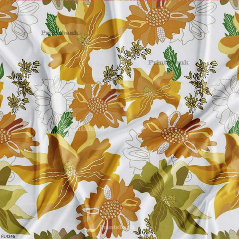 Digital Floral Print