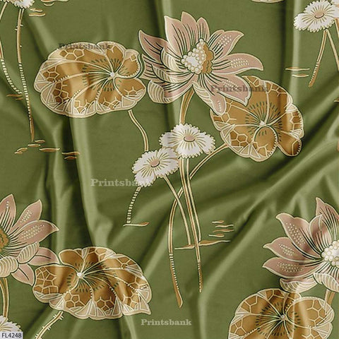 Digital Floral Print
