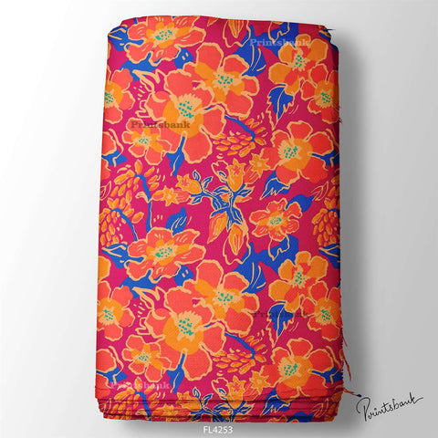 Digital Floral Print