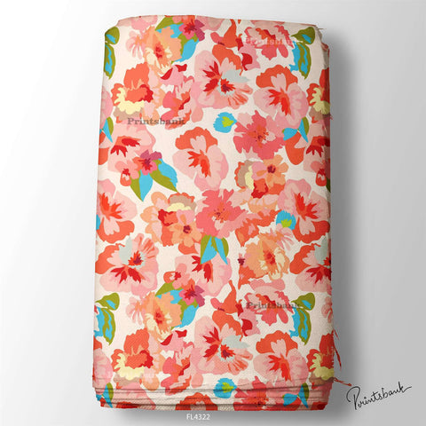 Wholesale Floral Printed Fabric in Surat