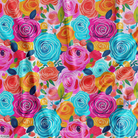 Wholesale Floral Printed Fabric in Surat