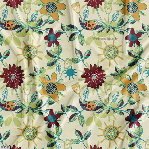 Wholesale Floral Printed Fabric in Surat