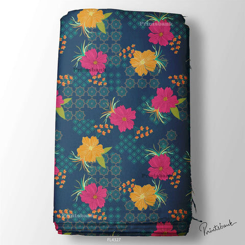 Wholesale Floral Printed Fabric in Surat