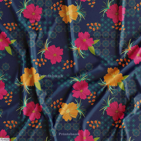 Wholesale Floral Printed Fabric in Surat