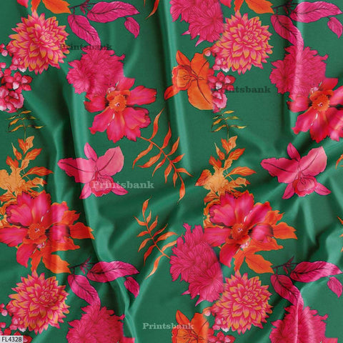 Wholesale Floral Printed Fabric in Surat