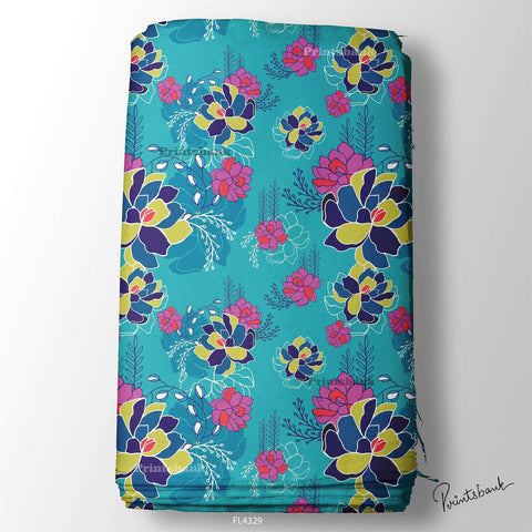 Wholesale Floral Printed Fabric in Surat