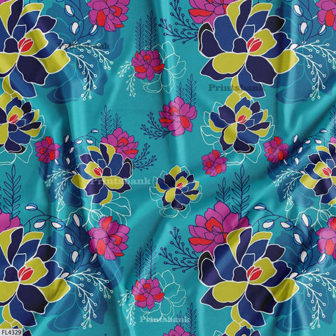 Wholesale Floral Printed Fabric in Surat