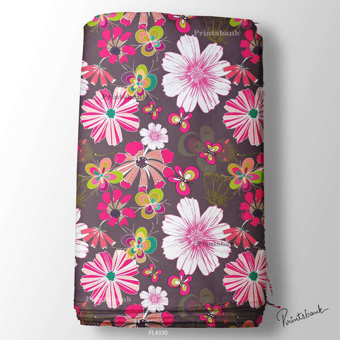 Wholesale Floral Printed Fabric in Surat