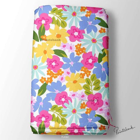 Wholesale Floral Printed Fabric in Surat