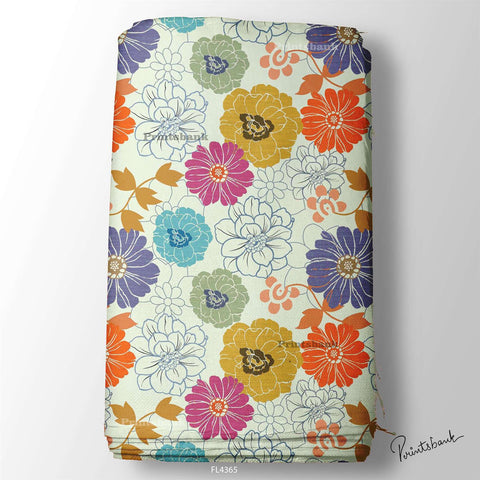 Wholesale Floral Printed Fabric in Surat