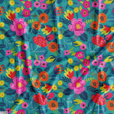Wholesale Floral Printed Fabric in Surat