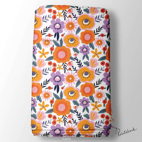 Wholesale Floral Printed Fabric in Surat