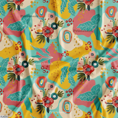 Wholesale Floral Printed Fabric in Surat