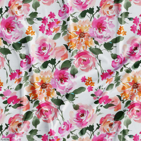 Wholesale Floral Printed Fabric in Surat
