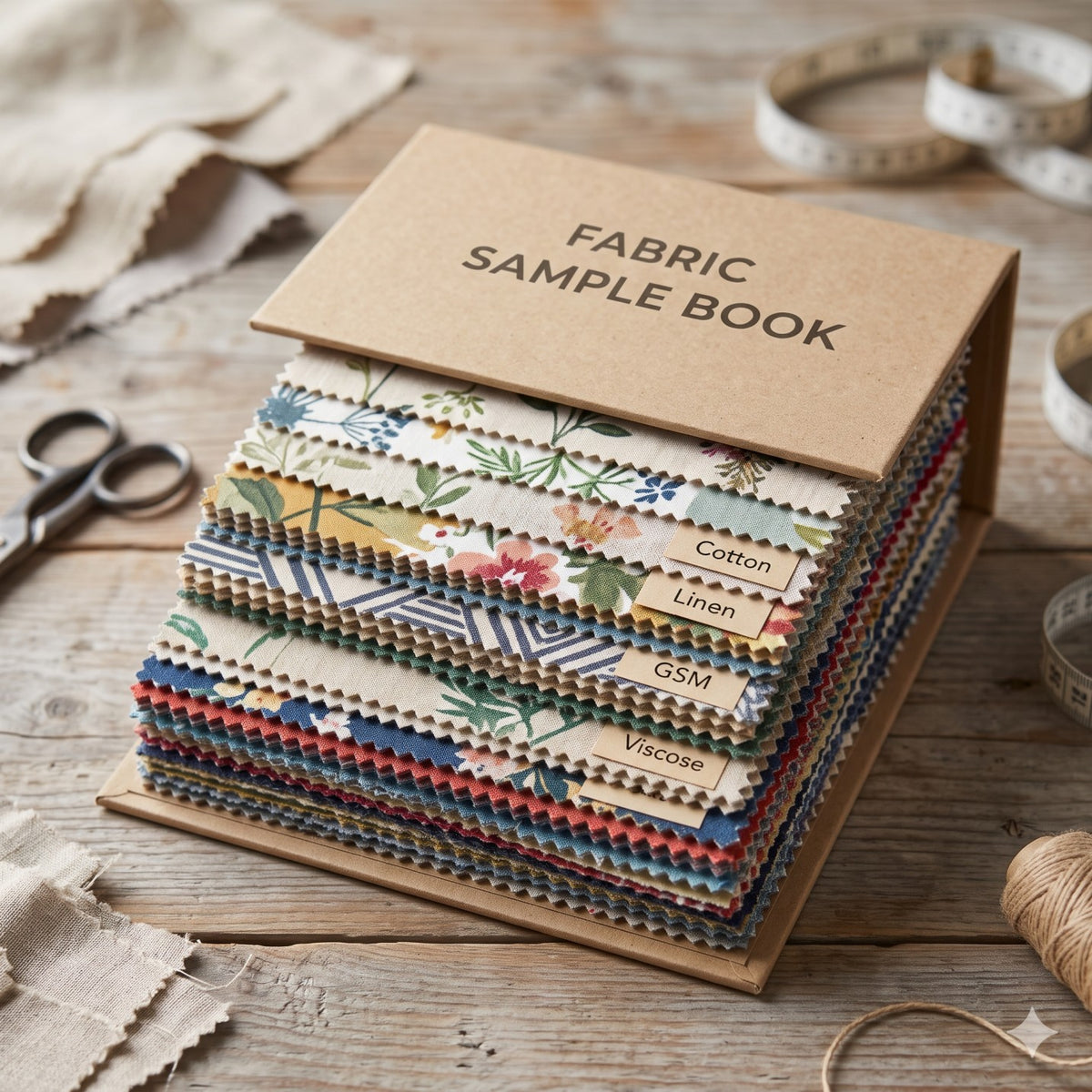 Fabric sample book