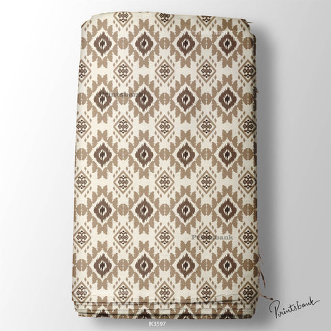 Ikat Digital Printed Fabric Manufacturer