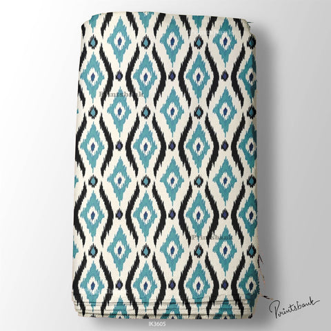 Best Ikat Digital Printed Fabric Manufacturer