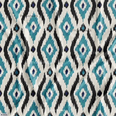 Best Ikat Digital Printed Fabric Manufacturer
