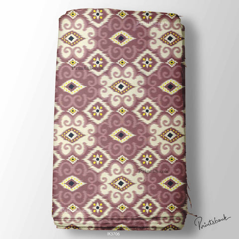 Best Ikat Digital Printed Fabric Manufacturer