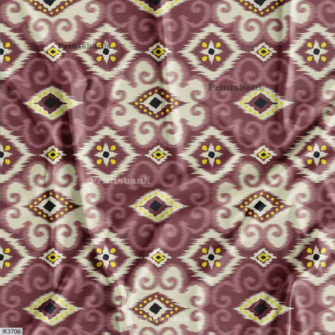 Best Ikat Digital Printed Fabric Manufacturer