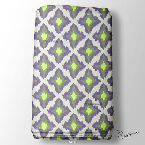 Wholesale ikat Printed Fabric in Surat