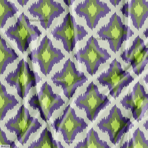Wholesale ikat Printed Fabric in Surat