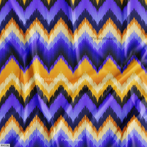 Ikat Digital Printed Fabric Supplier
