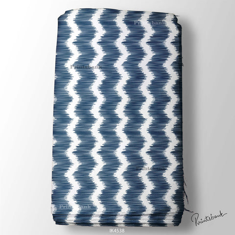 Ikat Digital Printed Fabric Supplier