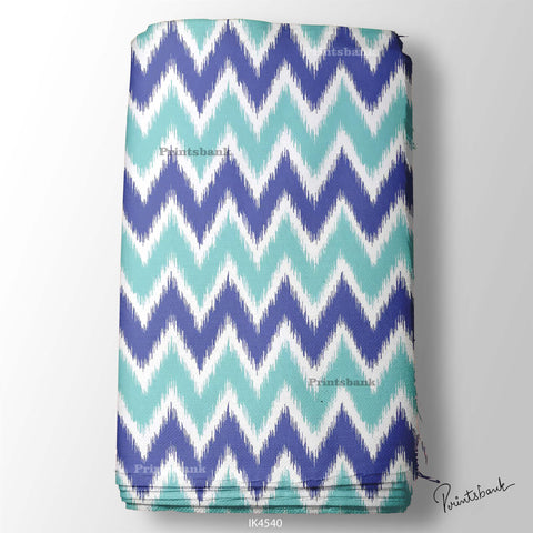 Ikat Digital Printed Fabric Supplier