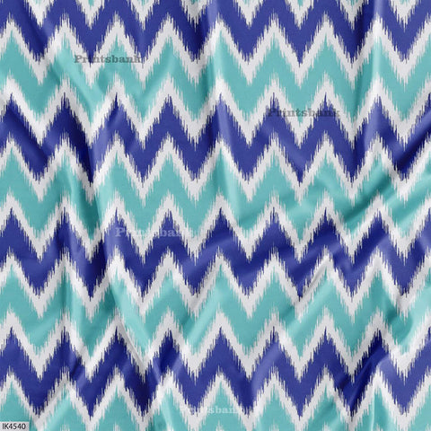 Ikat Digital Printed Fabric Supplier