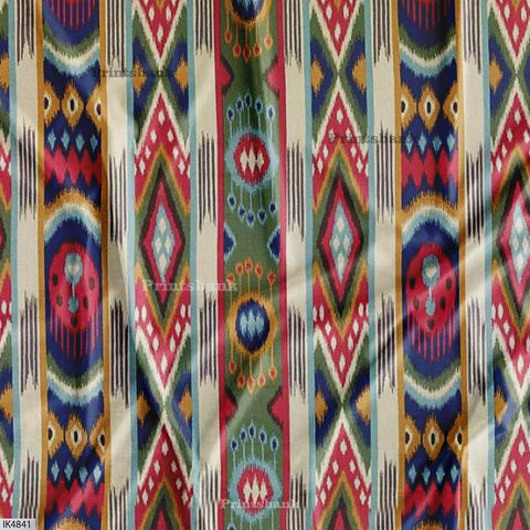 Ikat Digital Printed Fabric Supplier