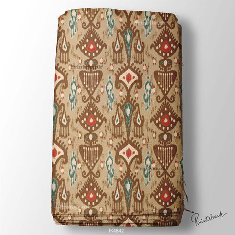 Ikat Digital Printed Fabric Manufacturer