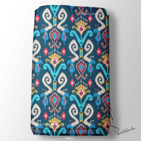 Wholesale ikat Printed Fabric in Surat