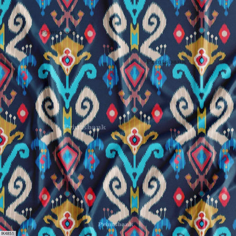 Wholesale ikat Printed Fabric in Surat