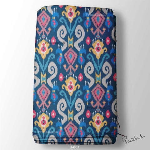 Wholesale ikat Printed Fabric in Surat