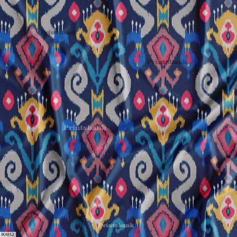 Wholesale ikat Printed Fabric in Surat